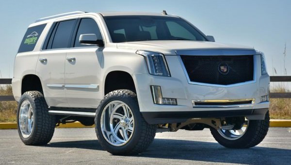 Lifted 2015 Cadillac Escalade - Off Road Wheels