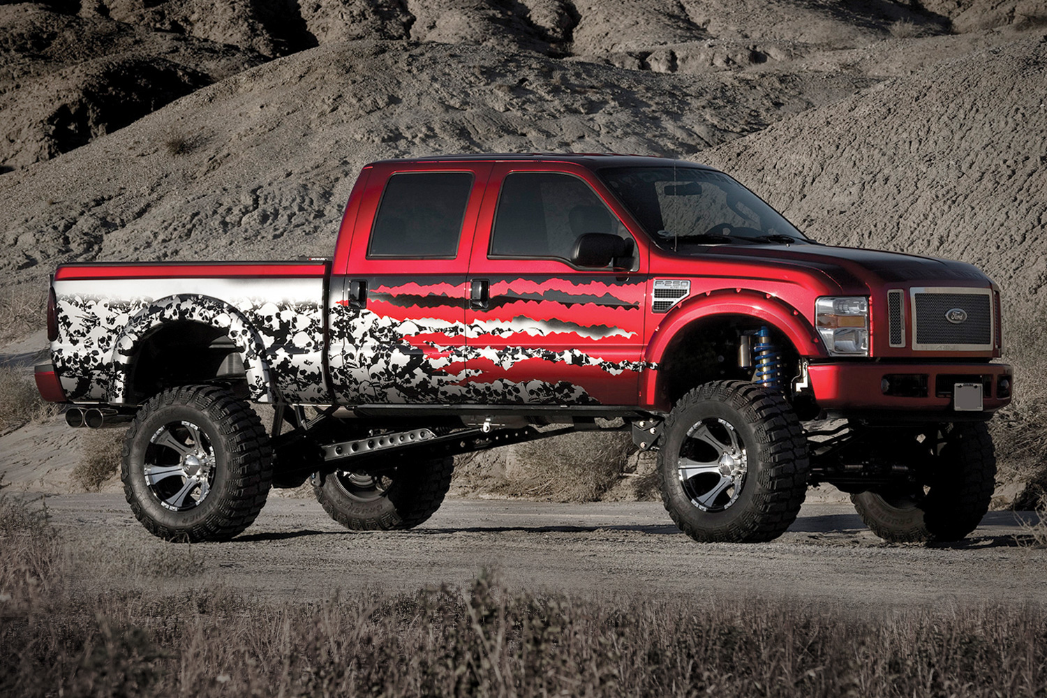 dc2-gloss-black-machined-face-ford-f-250-2