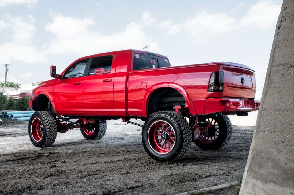 Lifted 2013 Dodge Ram 2500 - Off Road Wheels