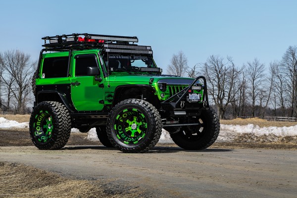 Jeep Wrangler On Forgiato terra 24 inch - Off Road Wheels